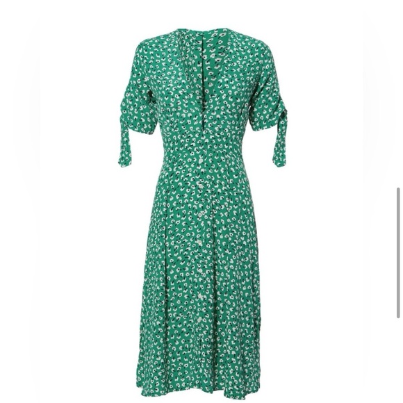 FAITHFULL THE BRAND Nina Midi Dress in Size 4 - Picture 2 of 9